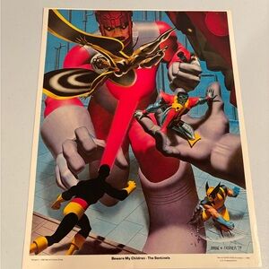 Lot of 7 Marvel prints